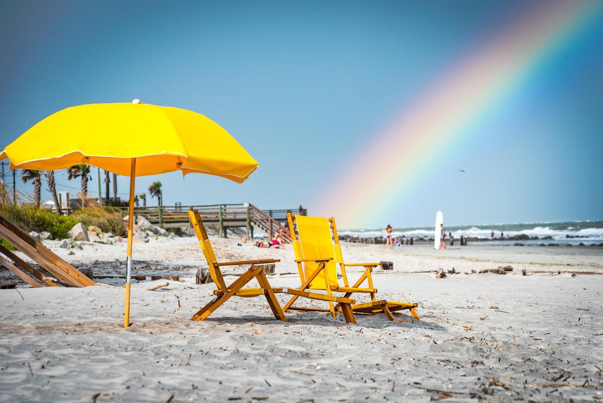 Folly Vacation Great Location, Super Cute & Spacious Apt B Folly Beach Exterior photo